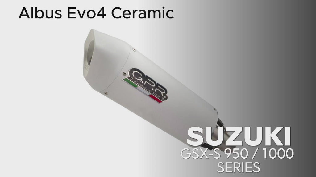 GPR-Exhaust---Albus-Evo4-Slip-on-for-Gsx-S-1000-F-from-2021-to-2025-dB-Killer-Link-Pipe