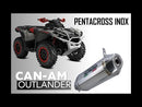 GPR-Exhaust---Deeptone-Atv-Slip-on-for-Maverick-X3-Turbo-Buggy-from-2017-to-2024-dB-Killer-Link-Pipe