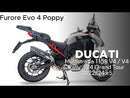 GPR-Exhaust---Furore-Evo4-Poppy-Slip-on-for-Multistrada-V4-Rally-from-2023-to-2024-dB-Killer-Link-Pipe