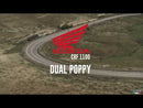 GPR-Exhaust---Dual-Poppy-Slip-on-for-CRF-1100-L-Africa-TWIN-Adventure-Sport-from-2020-to-2025-dB-Killer-Link-Pipe