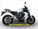 GPR-Exhaust---M3-Titanium-Natural-Full-Line-for-ER-6-N-F-from-2012-to-2016-dB-Killer-Catalyst