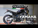 GPR-Exhaust---Furore-Evo4-Nero-Full-Line-for-XSR900-from-2016-to-2021-dB-Killer-Catalyst