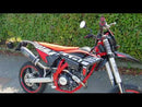 GPR-Exhaust---Furore-Evo4-Poppy-Slip-on-for-RR-125-4T-Enduro-from-2021-to-2024-dB-Killer-Link-Pipe-Catalyst