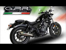 GPR-Exhaust---M3-Black-Titanium-Slip-on-for-CMX-500-Rebel-from-2017-to-2020-dB-Killer-Link-Pipe