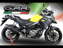 GPR-Exhaust---Furore-Evo4-Nero-Mid-Line-for-V-Strom-DL650-from-2017-to-2020-dB-Killer-Catalyst-