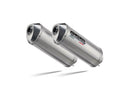 GPR Exhaust - SatInox Double Slip-On for Honda Hornet 900 CB 900 F - 2002 to 2005
