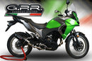 GPR-Exhaust---Furore-Evo4-Nero-Slip-on-for-Versys-X-250-from-2017-to-2020-dB-Killer-Link-Pipe-Catalyst