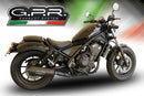 GPR-Exhaust---Ghisa-Slip-on-for-CMX-500-Rebel-from-2017-to-2020-dB-Killer-Link-Pipe