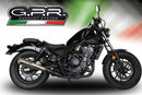 GPR-Exhaust---Powercone-Evo-Slip-on-for-CMX-500-Rebel-from-2021-to-2023-dB-Killer-Link-Pipe