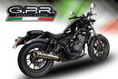 GPR-Exhaust---Powercone-Evo-Slip-on-for-CMX-300-Rebel-from-2017-to-2020-dB-Killer-Link-Pipe