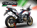 GPR-Exhaust---Albus-Ceramic-Slip-on-for-CRF-1000-L-Africa-TWIN-from-2015-to-2017-dB-Killer-Link-Pipe