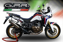 GPR-Exhaust---Trioval-Slip-on-for-CRF-1000-L-Africa-TWIN-from-2015-to-2017-dB-Killer-Link-Pipe