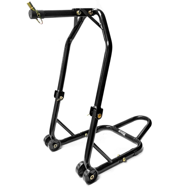 Venom Motorcycle Front & Rear Dual Lift Stand Set - Compatible With Yamaha R1 (2005-2011), Includes Spools