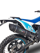 GPR-Exhaust---Furore-Evo4-Nero-Slip-on-for-XTM-125-Enduro-from-2021-to-2023-dB-Killer-Link-Pipe-Catalyst