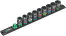 Wera Tools - Magnetic socket rail C Impaktor 1 socket set, 1/2" drive