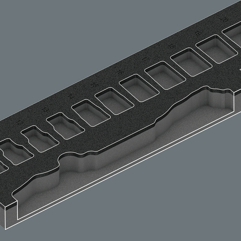 Wera Tools - 9722 Foam insert 8000 C Zyklop 1/2
