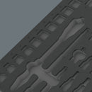 Wera Tools - 9822 Foam insert 8000 C Zyklop 1/2" ratchet set 1, empty