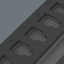 Wera Tools - 9823 Foam insert Zyklop B 3/8" bit socket set 1, empty