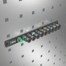 Wera Tools - Magnetic socket rail C Impaktor 1 socket set, 1/2" drive