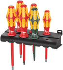 Wera Tools - Kraftform Plus Series 100 - 160 i/168 i/6 Rack Screwdriver Set