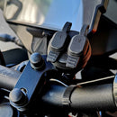 Touratech - Dual USB Plug-n-Play Socket for Handlebar Clamp Mount - Universal