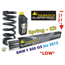 Touratech - 50mm Lowering Progressive Fork & Shock Springs - BMW F800GS 08-12