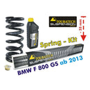 Touratech - 35mm Lowering Progressive Fork & Shock Springs - BMW F800GS /GSA 13-18