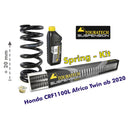 Touratech - 20mm Raising Progressive Fork & Shock Springs for Off-Road - Honda Africa Twin CRF1100L