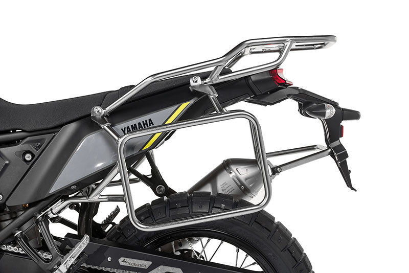Touratech - Stainless Steel Silver Side Case Racks - Yamaha Tenere 700
