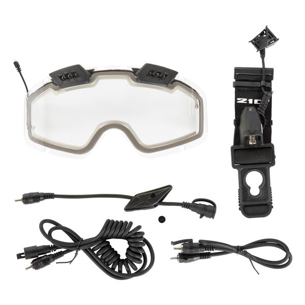 CKX - Electric 210° Heated Goggles Lens Upgrade Kit with Adjustable Vents