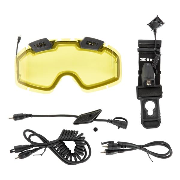 heated goggles CKX 120099 Electric 210 Goggles Lens With Adjustable Ventilation & Accessories