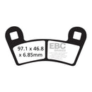 EBC - "SV" Severe Duty Brake Pad - FA677SV Brake Pads Series SV Rear (FA677SVS Series SV )