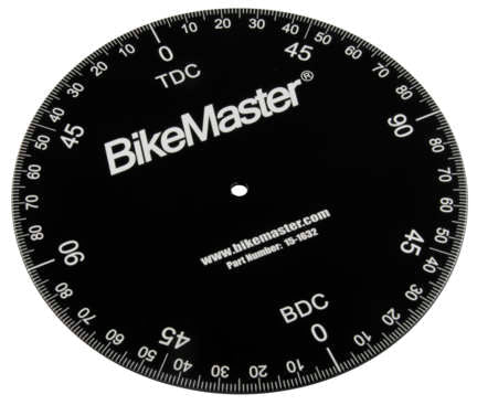 BikeMaster - Aluminum Timing Degree Wheel