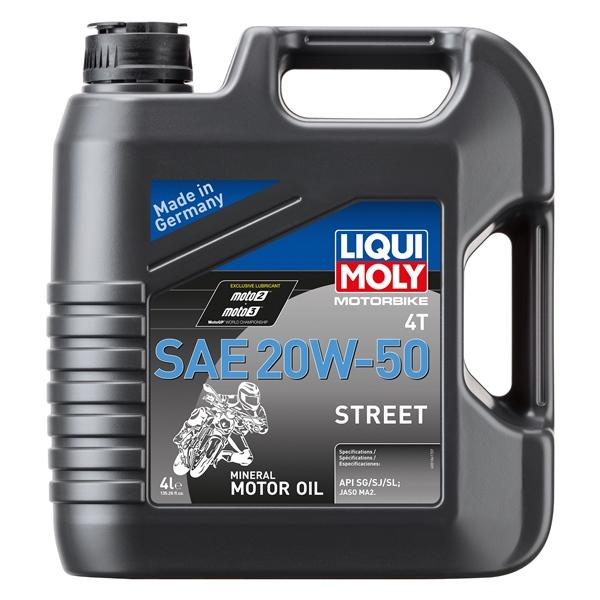 LiquiMoly - 4T SAE 20W50 Street Mineral Engine Oil