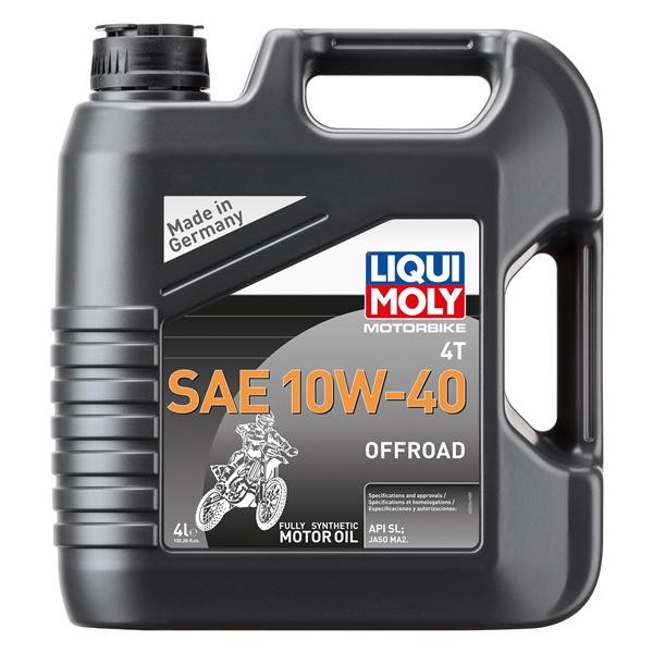 LiquiMoly - 4T SAE 10W40 MX Off Road Synthetic Engine Oil
