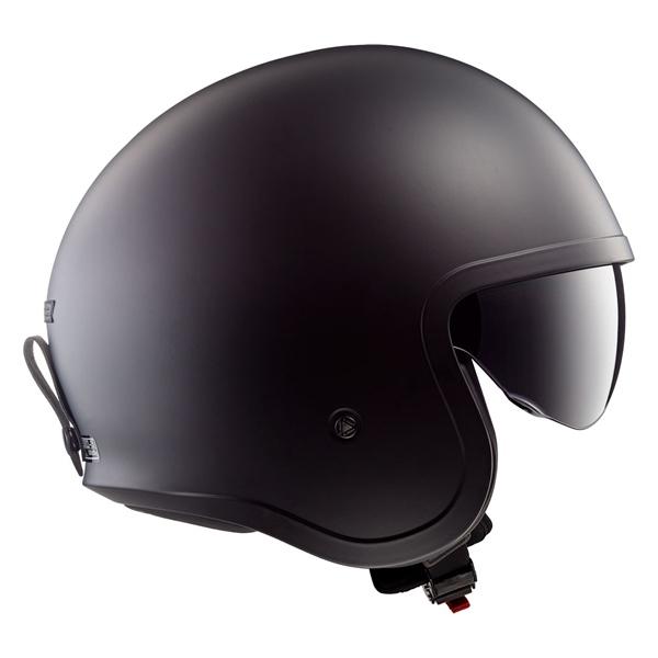 ls2 bobber helmet solid LS2 Spitfire Spark Helmet - Brushed Alloy