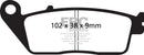 EBC - V-Pad Brake Pad - Front (FA142V)