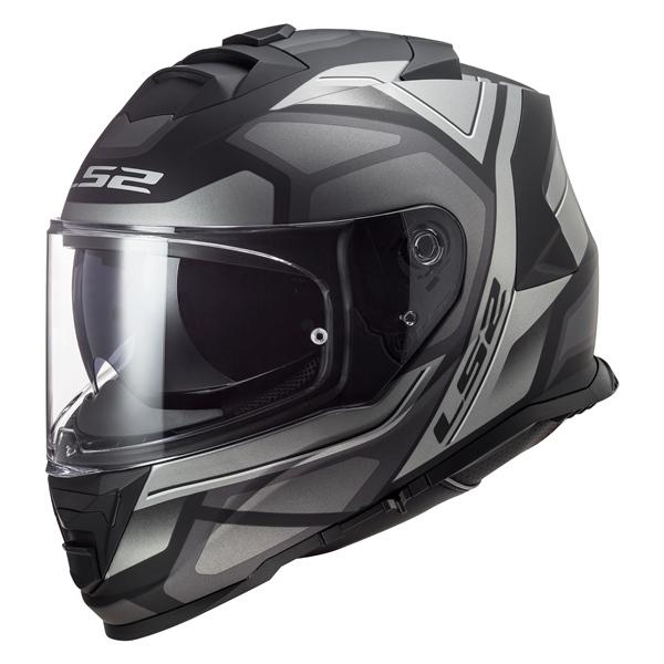 LS2 Assault Brushed Alloy Helmet 2XL