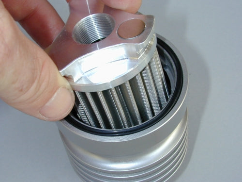 Scotts - Stainless Steel Micronic Reusable Oil Filter for KTM and Husqvarna (2174)