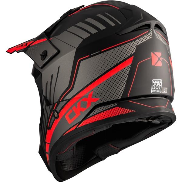 fuel off road motorcycle helmet CKX TX228 Bolt Helmet, Purple / S