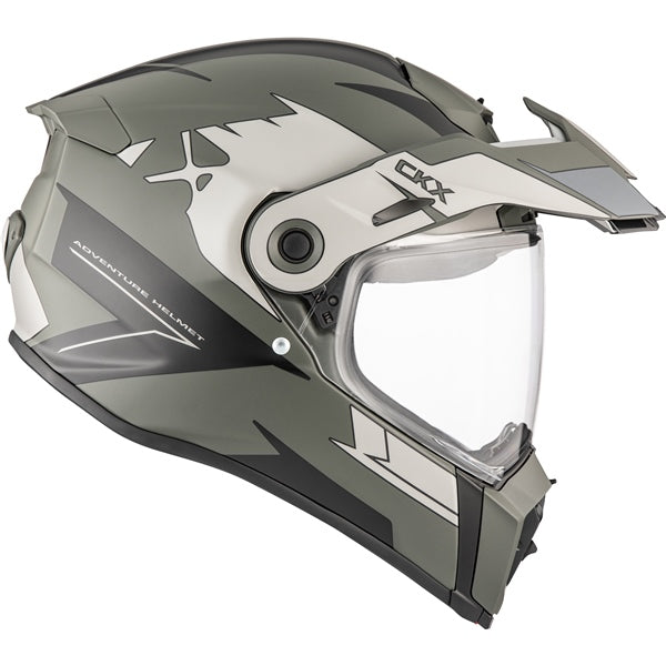 CKX Atlas Motorcycle Helmet Solid Matte Carbon Unisex-Adult Small