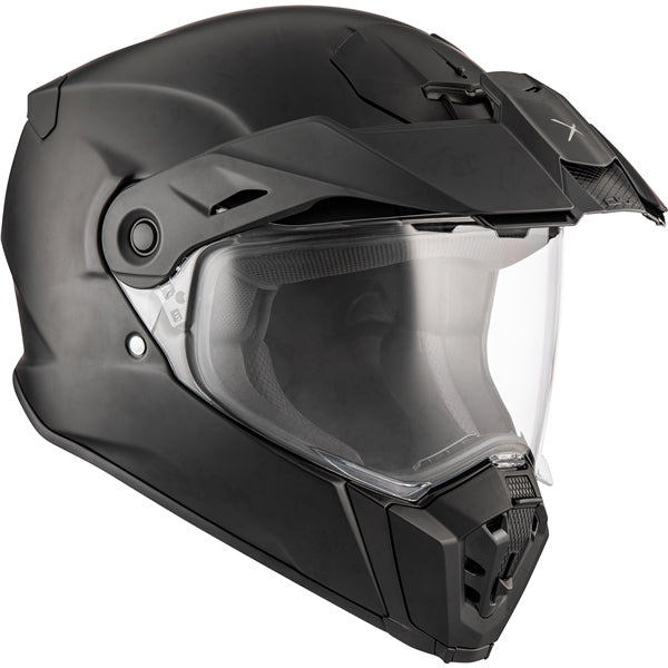 CKX Atlas Motorcycle Helmet Solid Matte Carbon Unisex-Adult Small