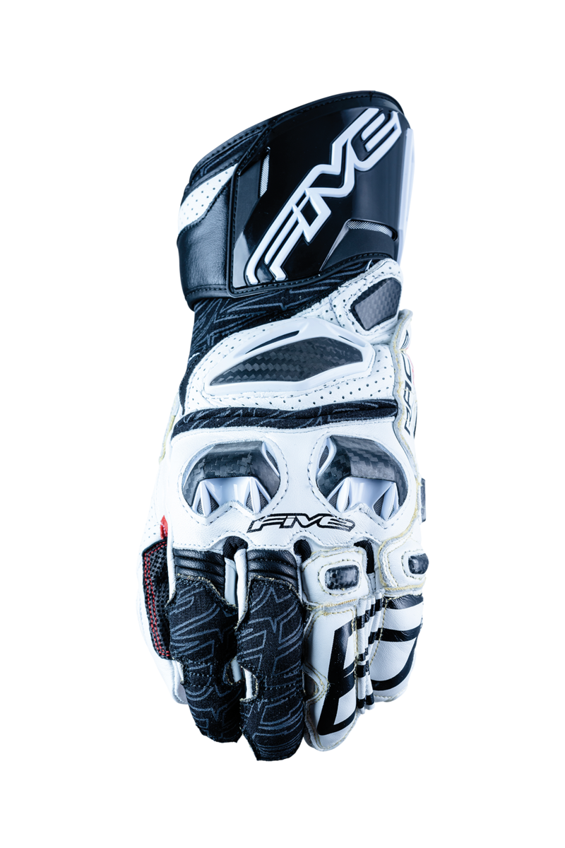 five handschuhe Five RFX Race, gloves , color: White/Black/Red , size: L