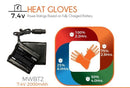 Mobile Warming - Unisex 7.4v Battery Powered Heated Storm Gloves