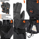Mobile Warming - Unisex 7.4v Battery Powered Heated Storm Gloves