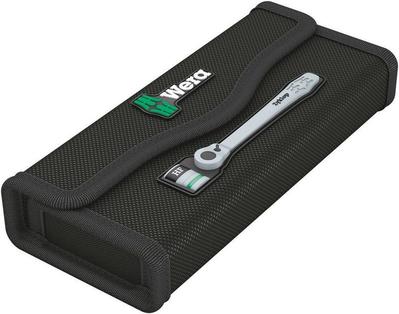 Wera Tools - 8100 Sa 12 Hf Zyklop Metal Ratchet Set Push-Through Square, 1/4" Drive, Holding Function - 05003756001