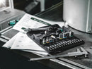 Wera Tools - 8100 Sa 12 Hf Zyklop Metal Ratchet Set Push-Through Square, 1/4" Drive, Holding Function - 05003756001