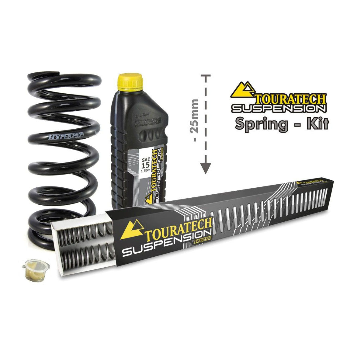 Touratech - 25mm Lowering Progressive Fork & Shock Springs - Honda Afr