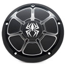 Rekluse - Derby Cover - (Gloss Black) Harley-Davidson Dyna Convertible (FXDS-CON) (99-00)...