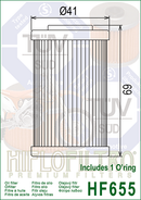 HiFlo -  HF655 Oil Filter - KTM 770.38.005.044